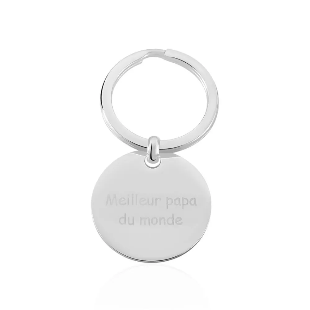 Porte Clefs Peg Acier Blanc|Marc Orian Best
