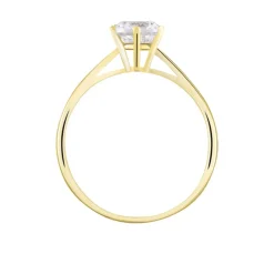Solitaire Or Jaune Laurian Oxyde De Zirconium Blanc|Marc Orian Clearance