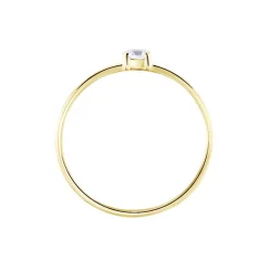 Solitaire Or Jaune Philys Oxyde De Zirconium|Marc Orian New