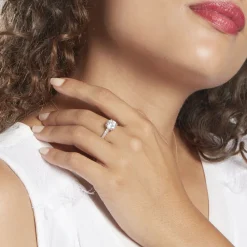 Solitaire Terese Or Jaune Oxyde De Zirconium|Marc Orian Clearance